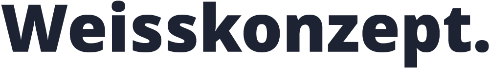Logo von weisskonzept - Full-Service-Agentur für den Gesundheitsmarkt